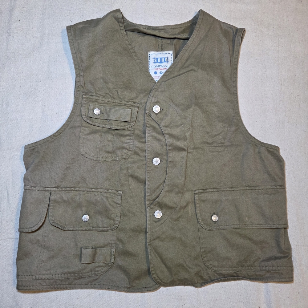 Soho Olive Green Men's Vest